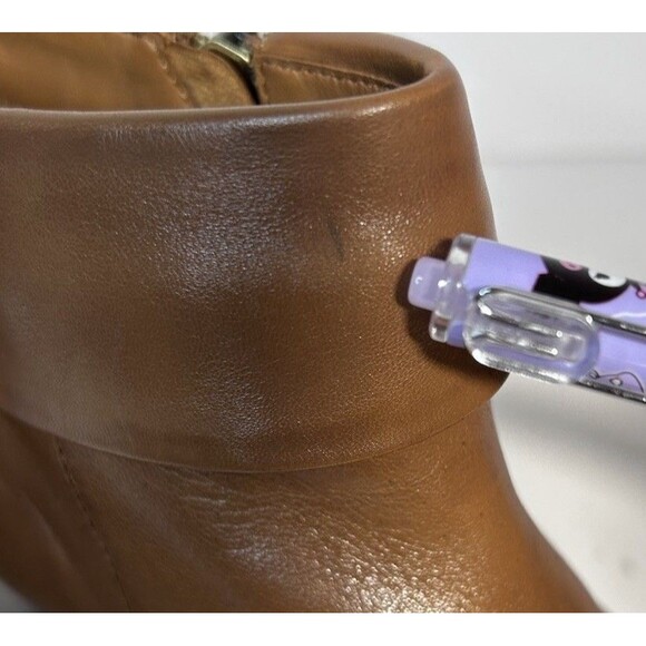 Spring Step Women's Stockholm Leather Ankle Boots Fold-over Cuffs  7.5-8 brown - Picture 11 of 11